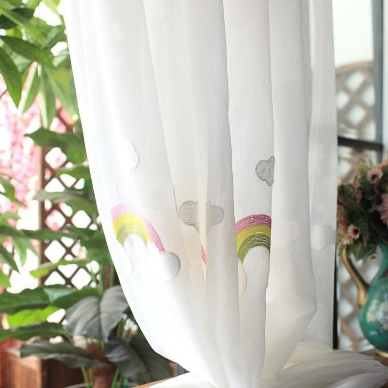 Children's Rainbow Curtain