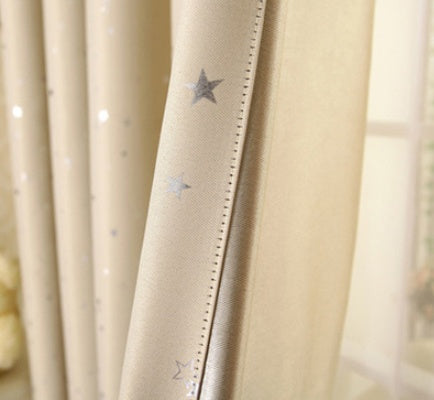 Star print curtain