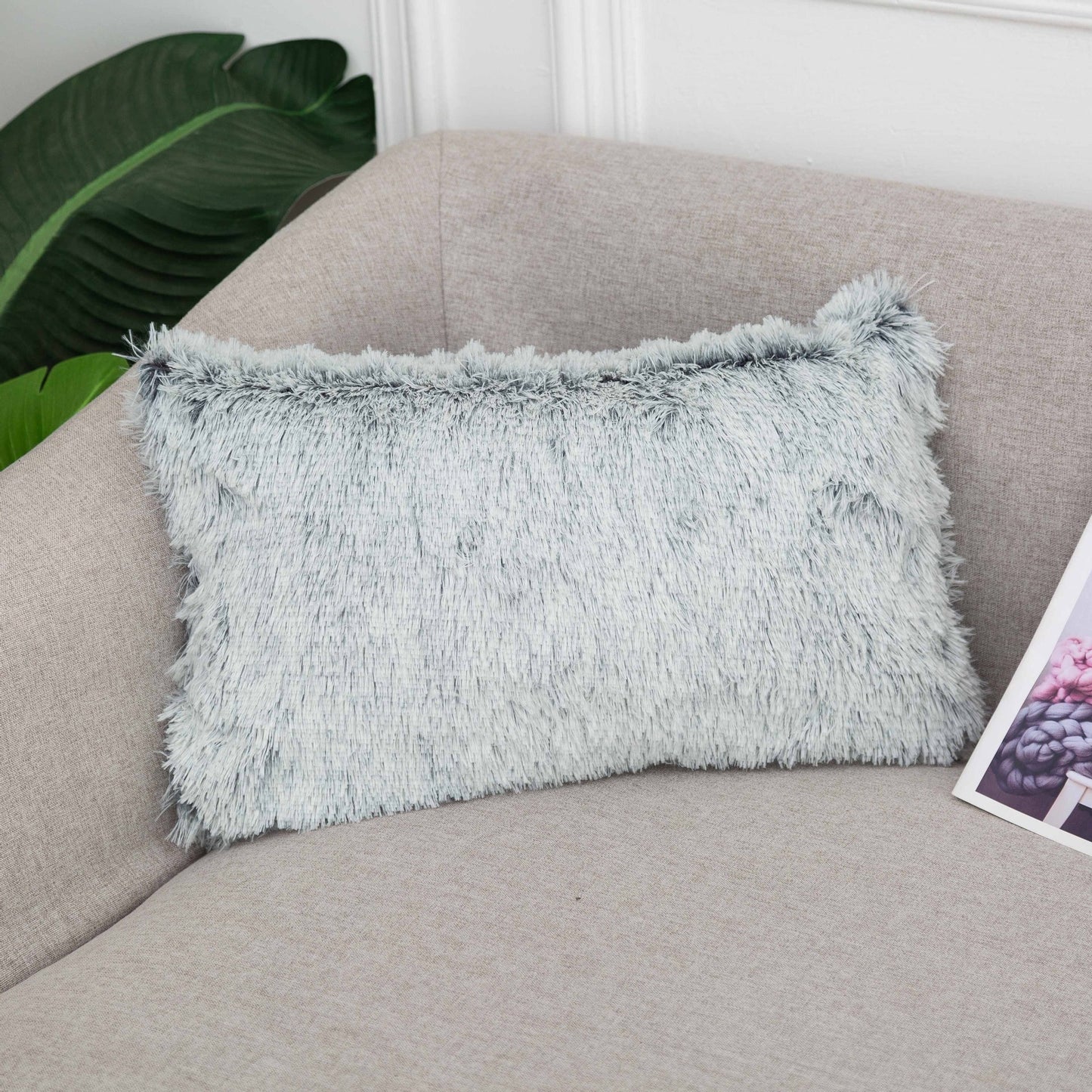 Plush pillowcase