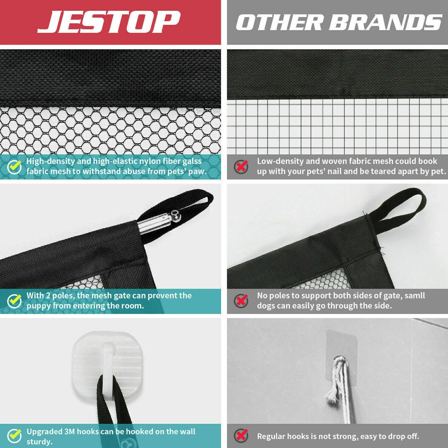 Pets safety gate