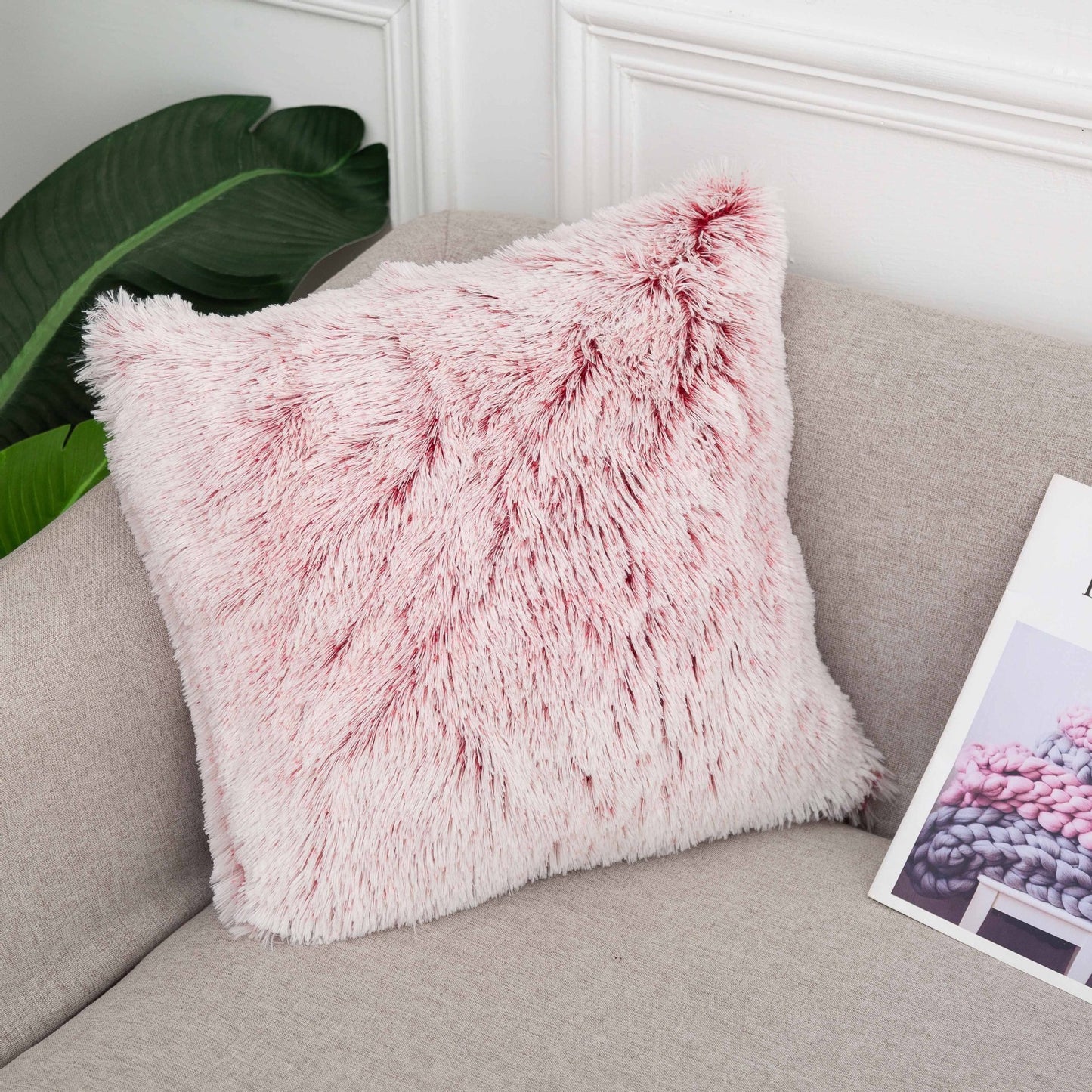 Plush pillowcase