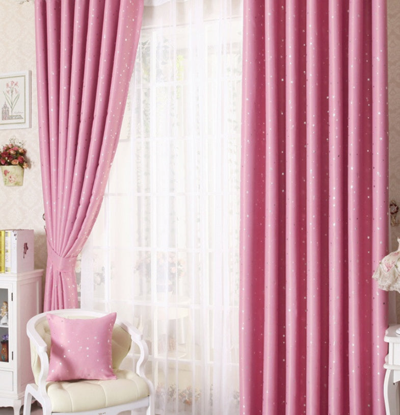 Star print curtain