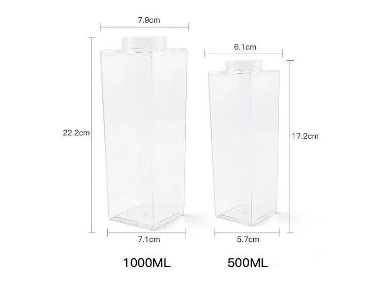 Plastic milk bottle
