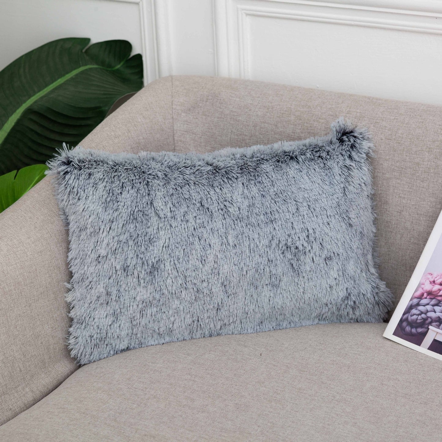Plush pillowcase