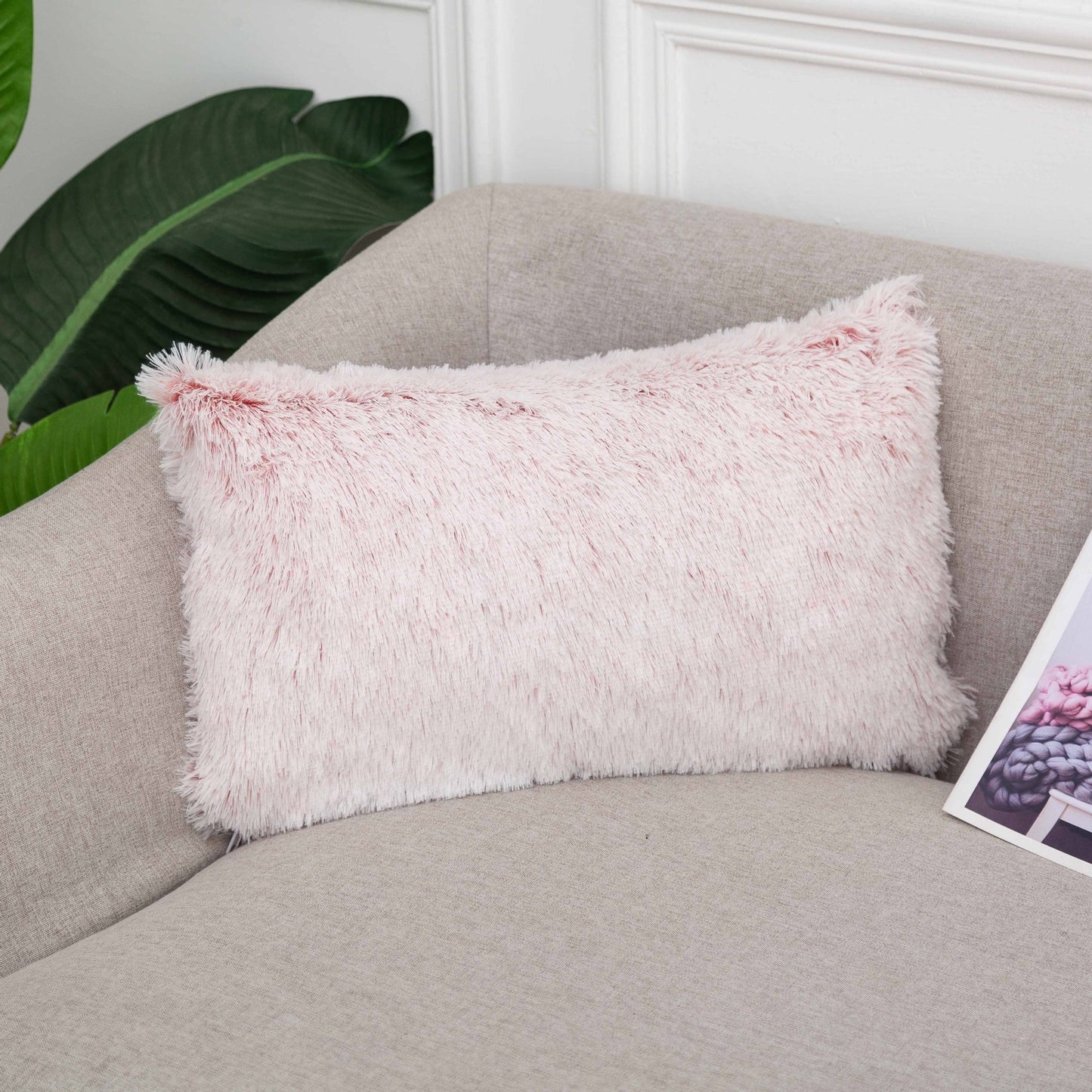 Plush pillowcase