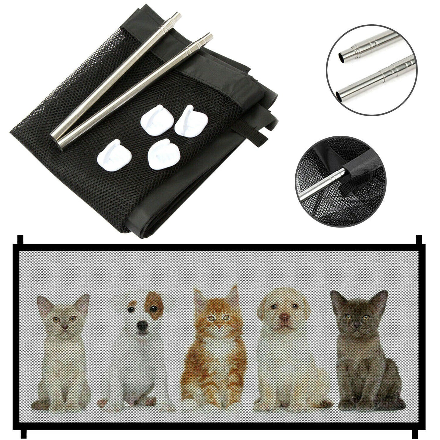 Pets safety gate
