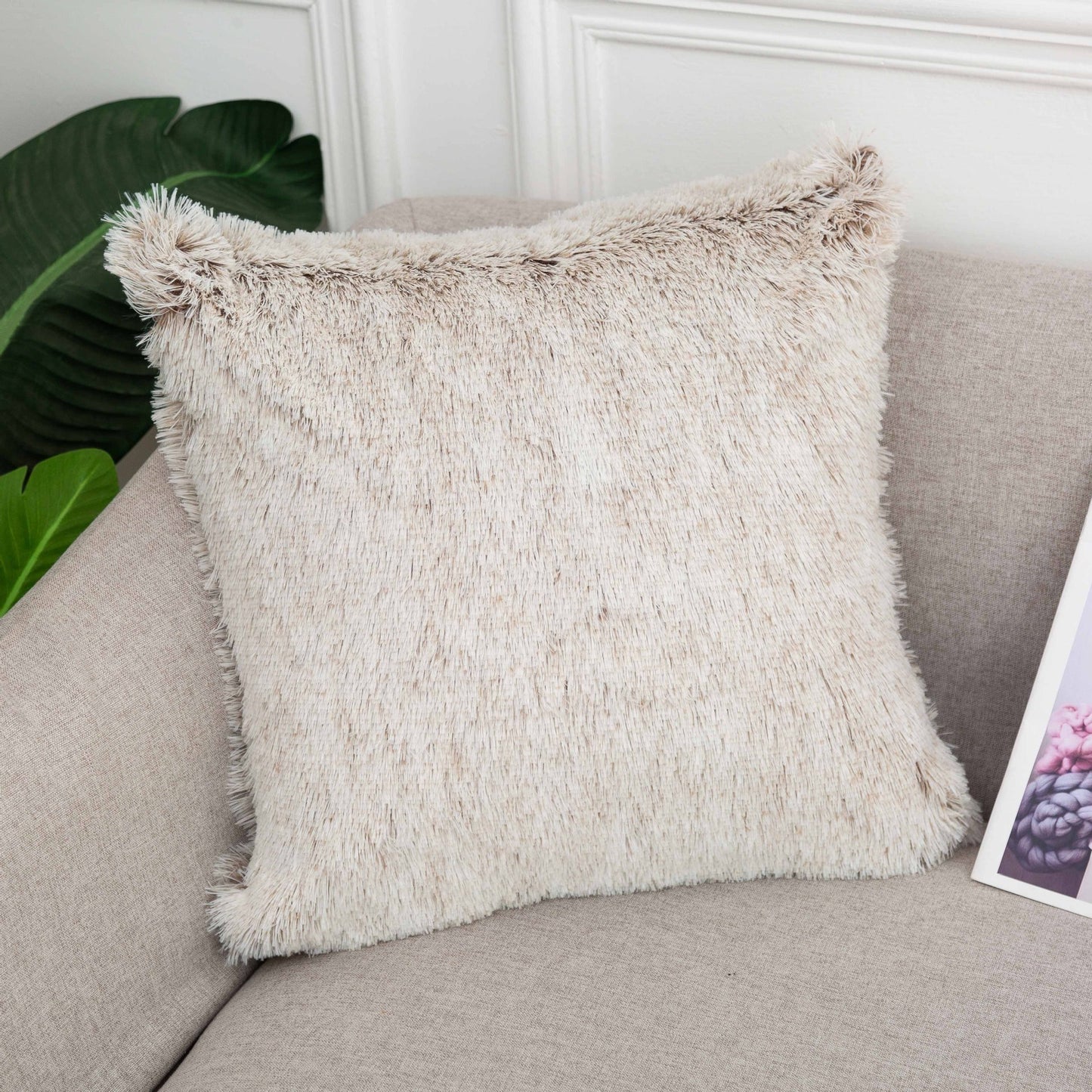 Plush pillowcase