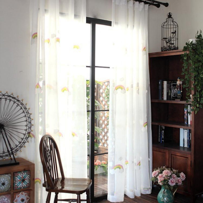 Children's Rainbow Curtain