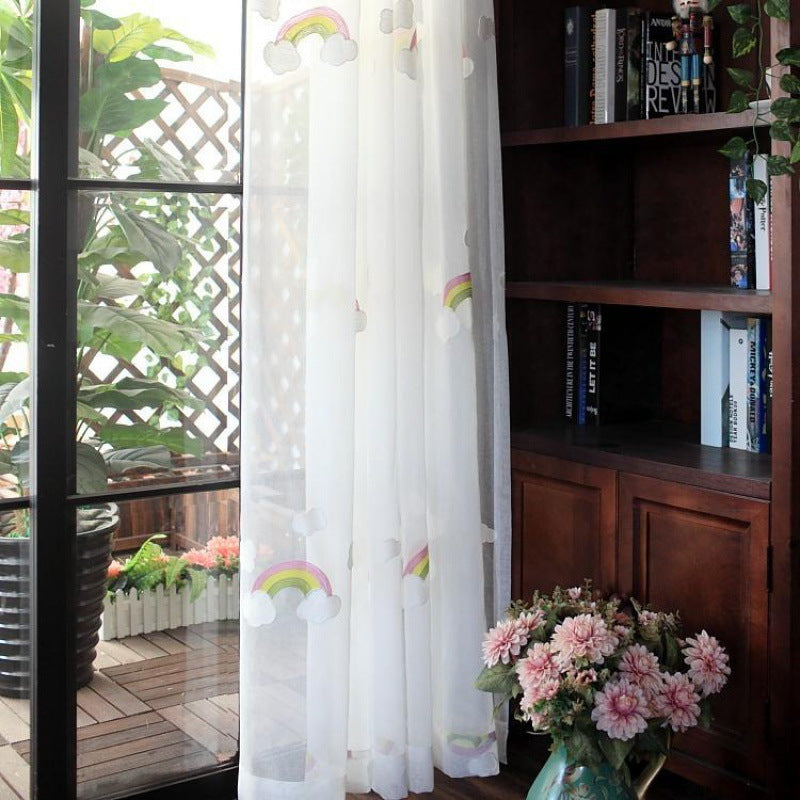 Children's Rainbow Curtain