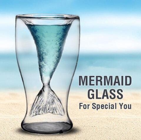 Mermaid Wine Glass