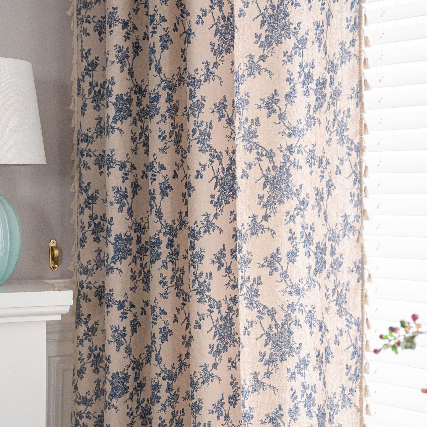 Cotton And Linen Curtain