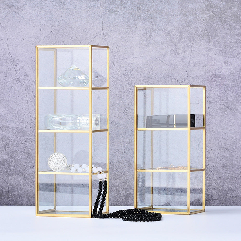 Cosmetic jewelry rack