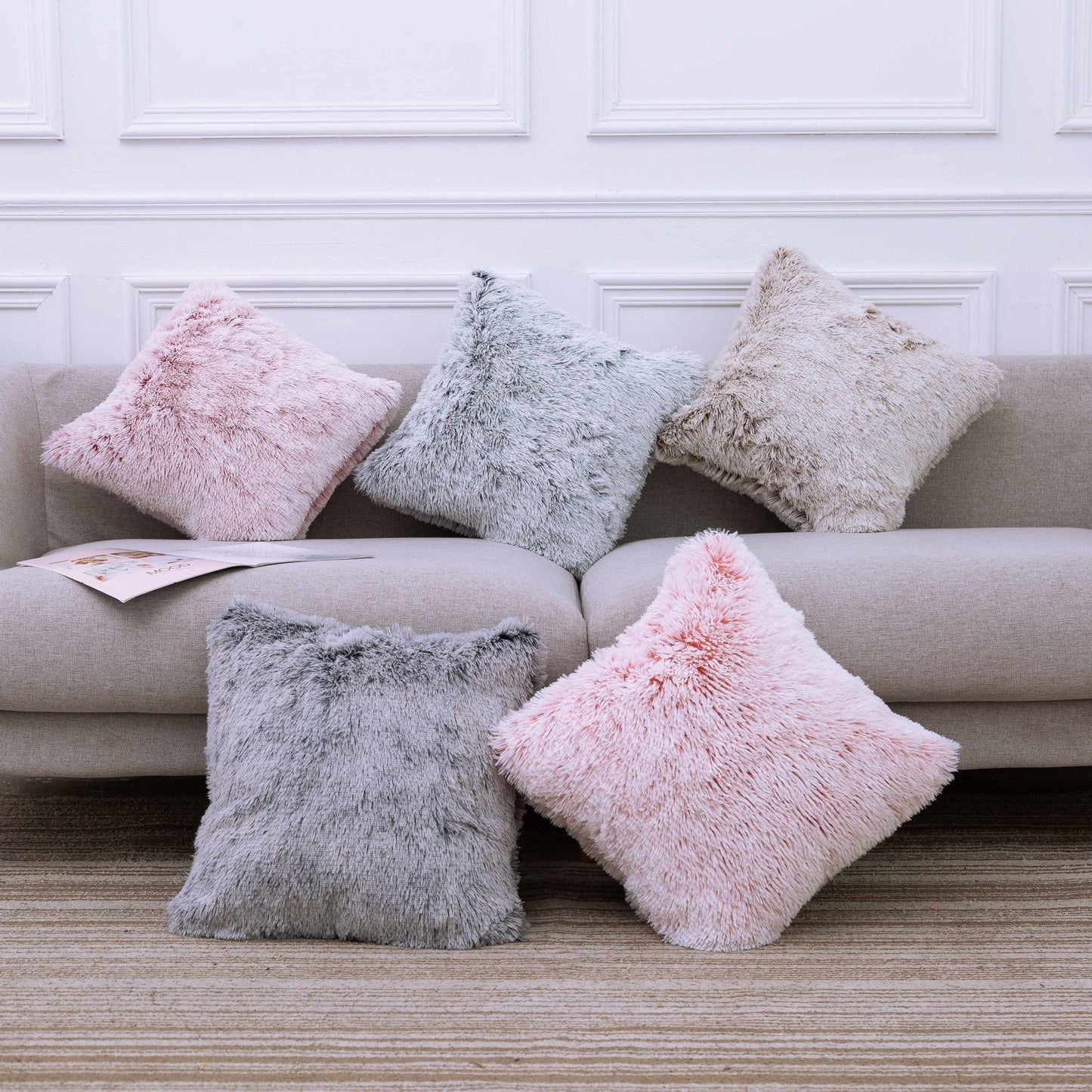 Plush pillowcase