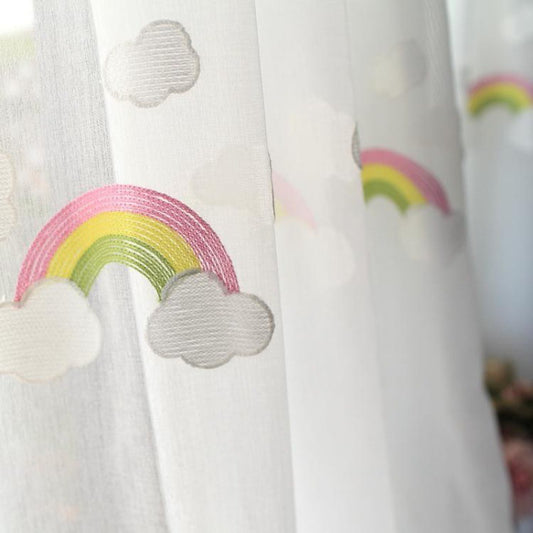 Children's Rainbow Curtain