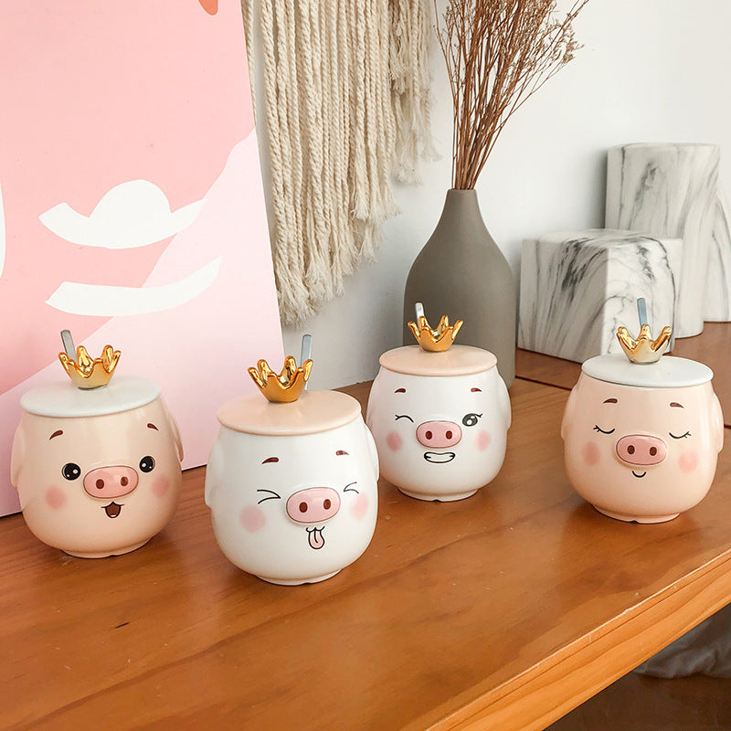 Mug Pig Crown