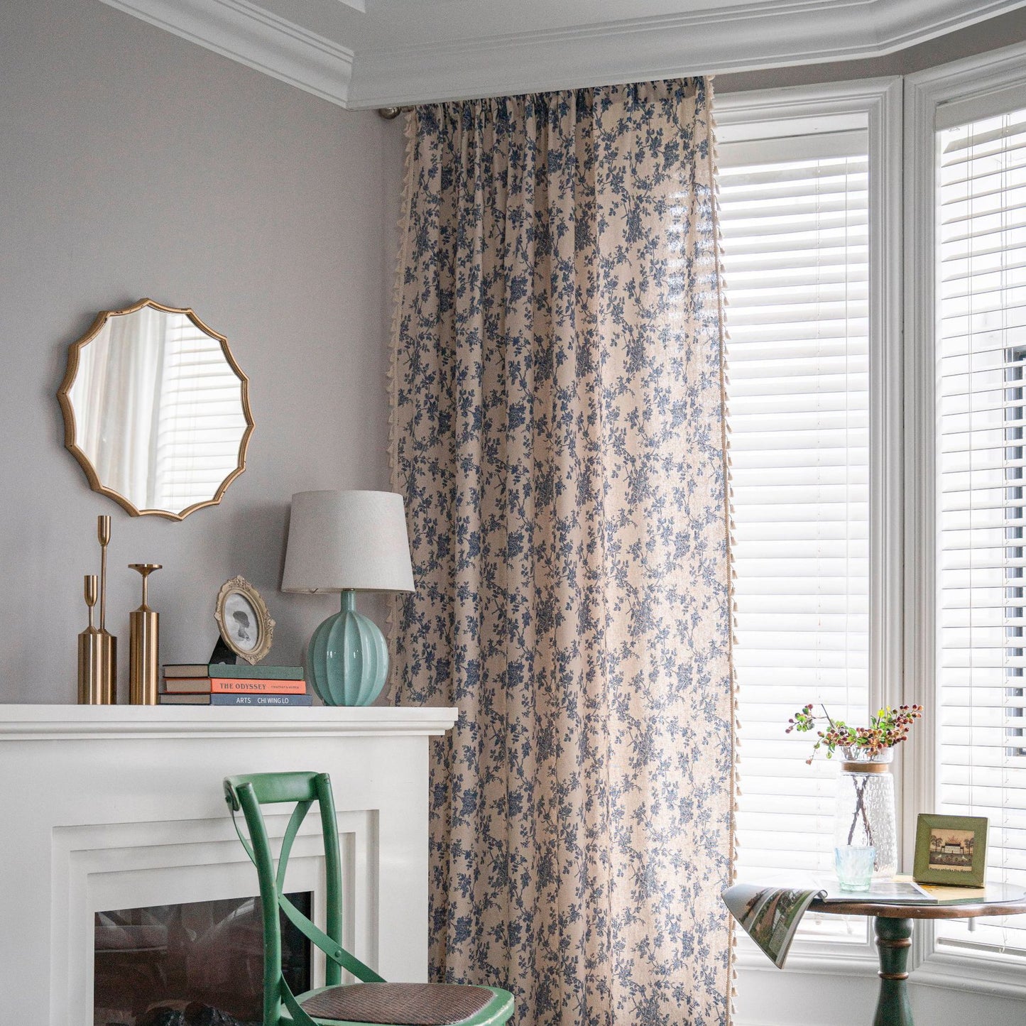 Cotton And Linen Curtain